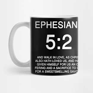 Ephesians 5:2 Bible Verse KJV Mug